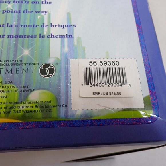 Wizard of Oz Dept 56 Follow the Yellow Brick Road Figurine w/Box 56.59360 - Picture 15 of 16